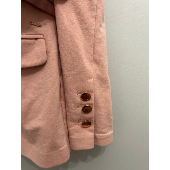 Guess Los Angeles Knit Brass Button Double Breasted Blazer Jacket Women’s - Picture 4 of 7